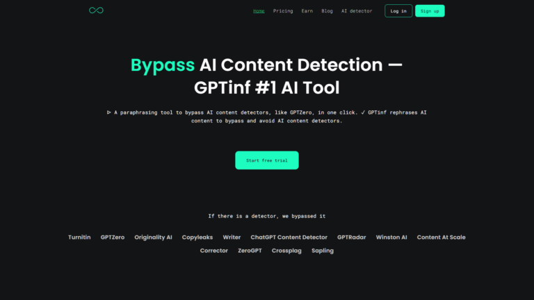 GPTInf: Your Solution to Bypassing AI Detectors